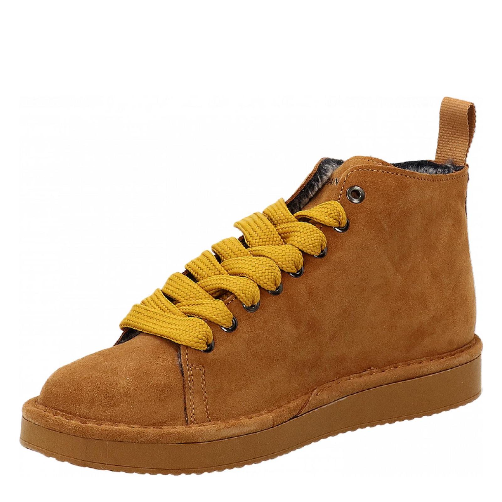 P01 ANKLE BOOT SUEDE brown-sugar-yellow