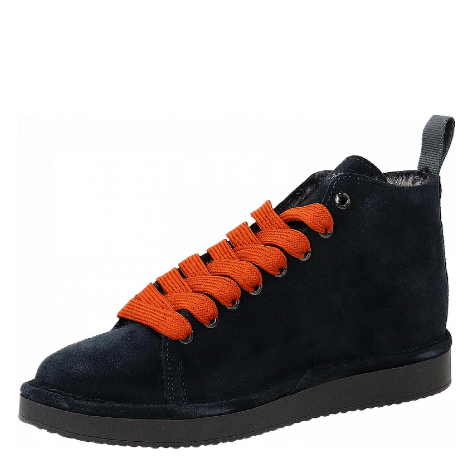 P01 ANKLE BOOT SUEDE cobalt-burnt-orange