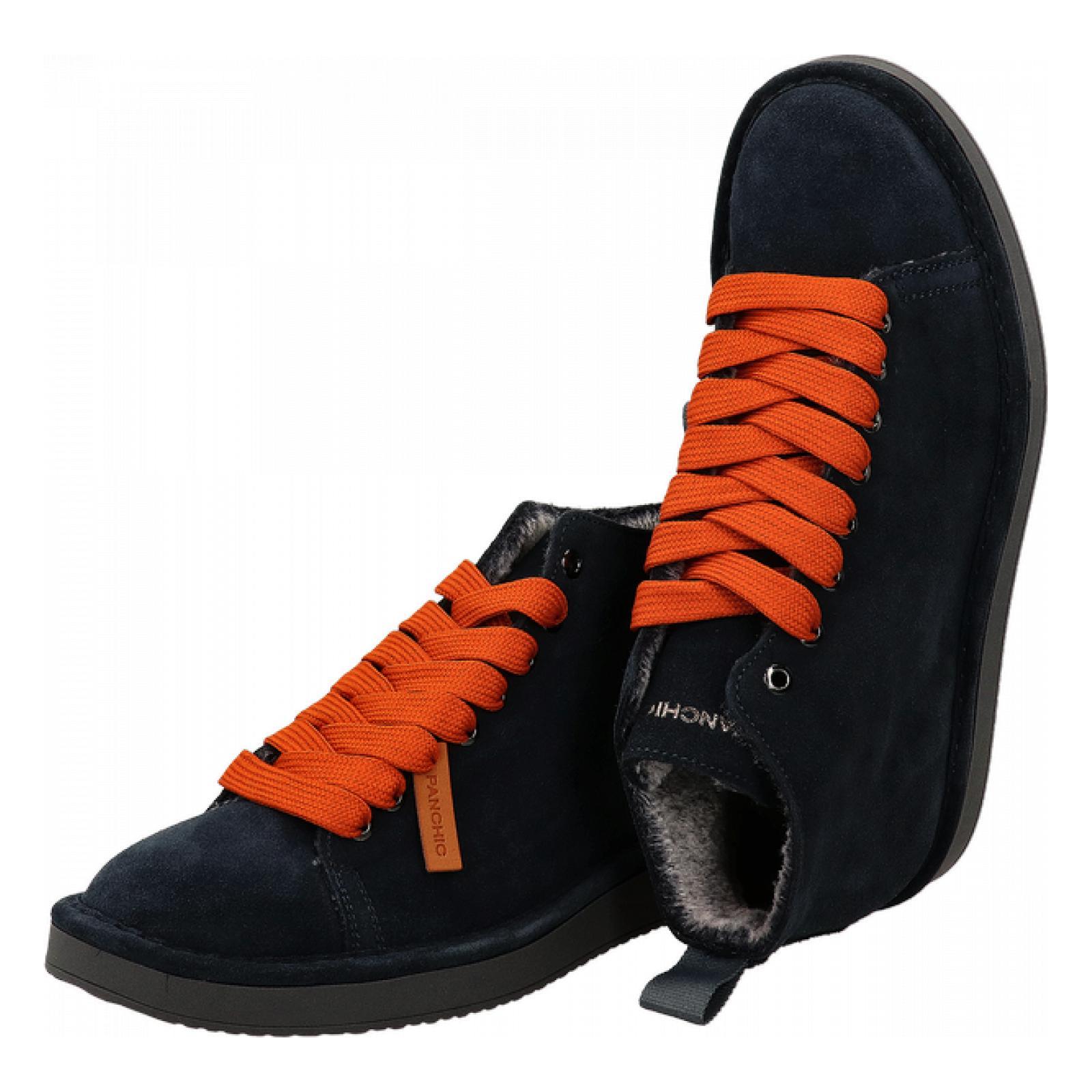 P01 ANKLE BOOT SUEDE cobalt-burnt-orange