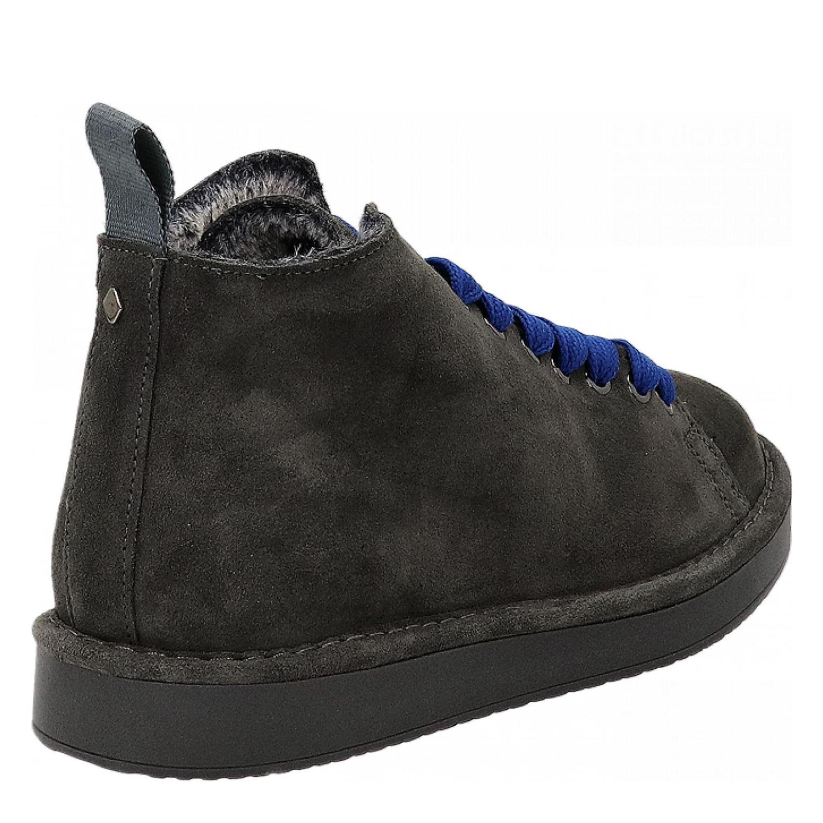 P01 ANKLE BOOT SUEDE anthracite-ultramari