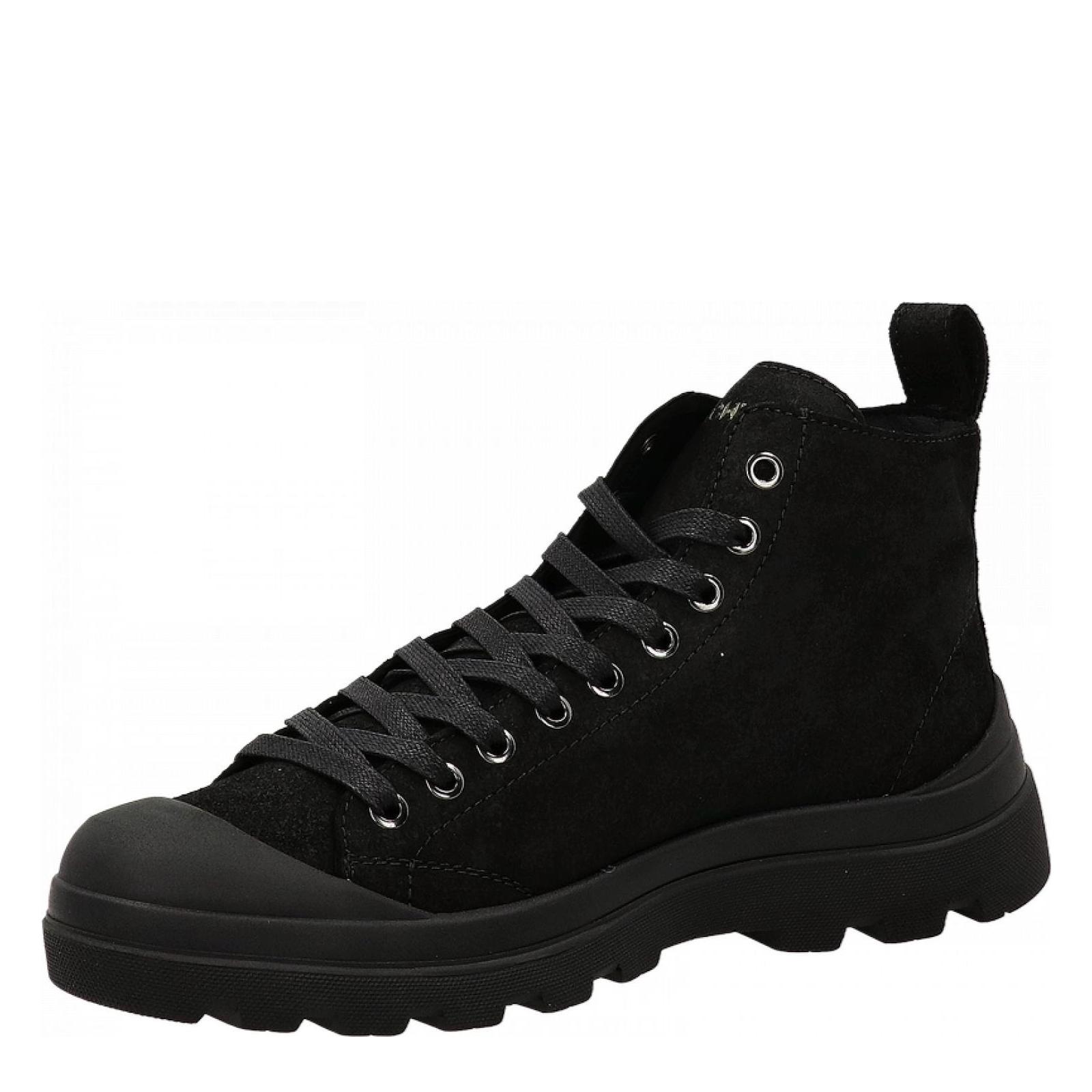 P03 ANKLE BOOT WAXED black