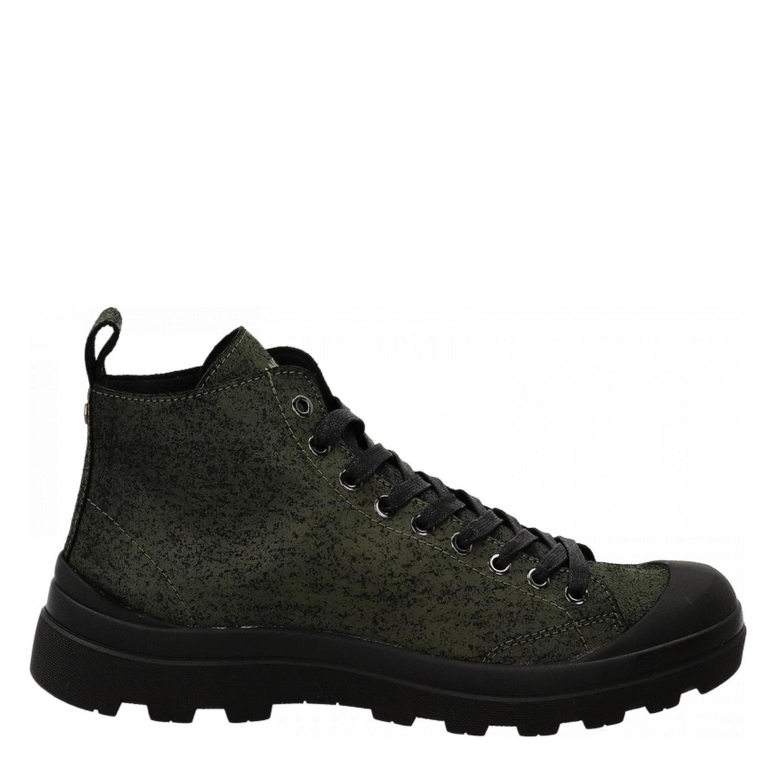 P03 ANKLE BOOT WAXED military-green