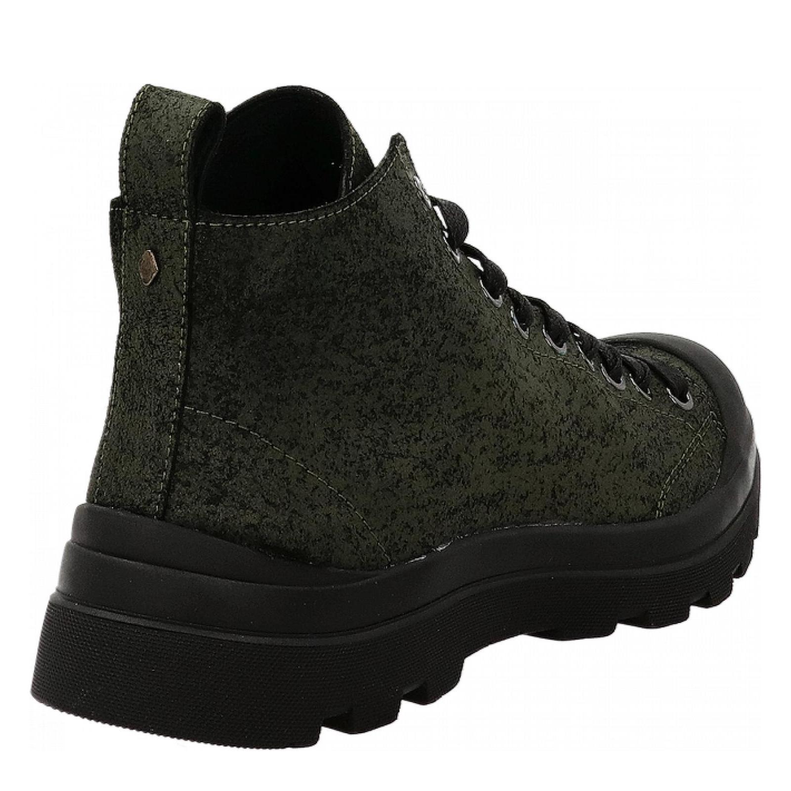 P03 ANKLE BOOT WAXED military-green