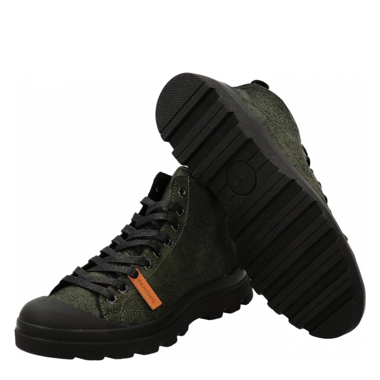 P03 ANKLE BOOT WAXED military-green