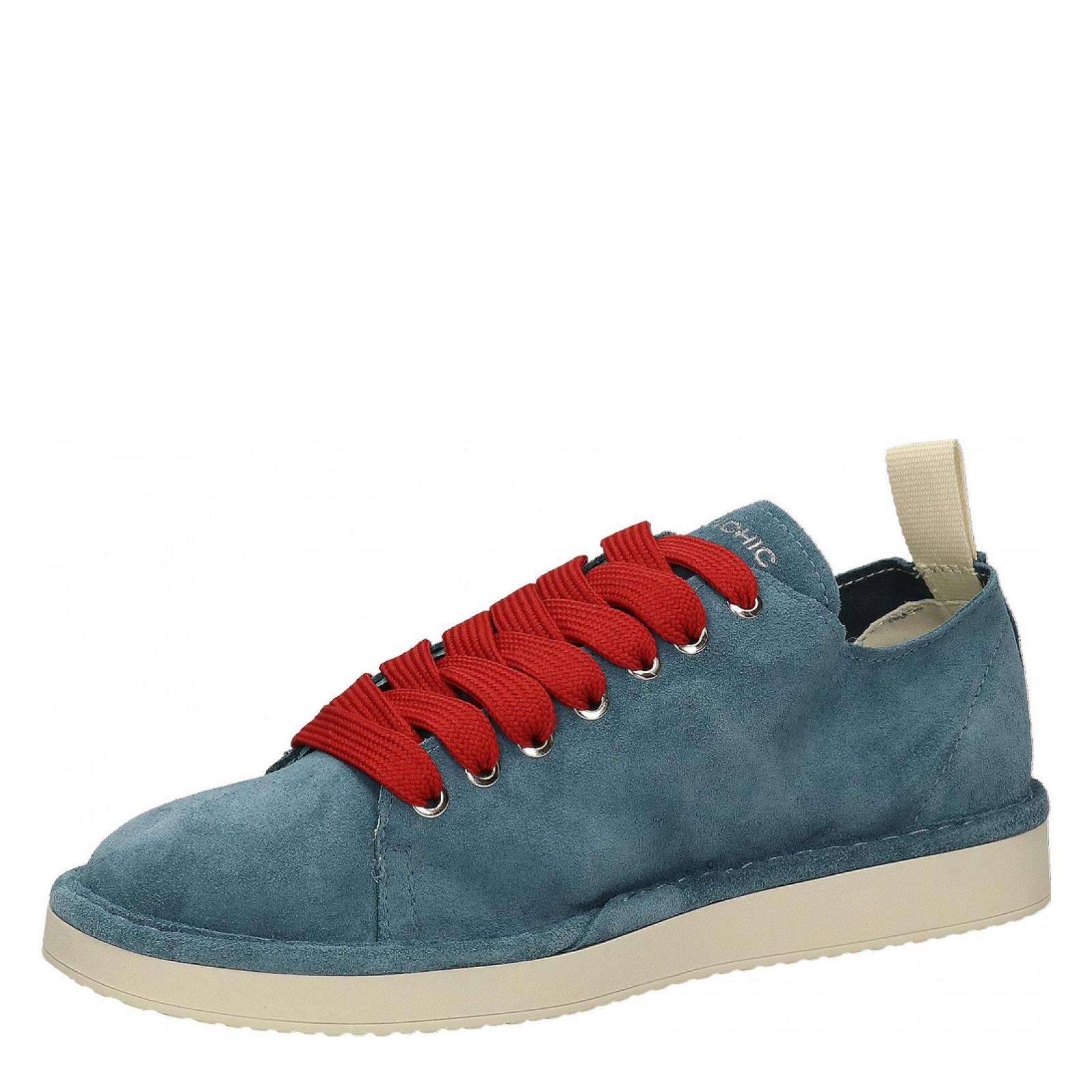 P01 LACE-UP SHOE SUEDE basic-blue-red