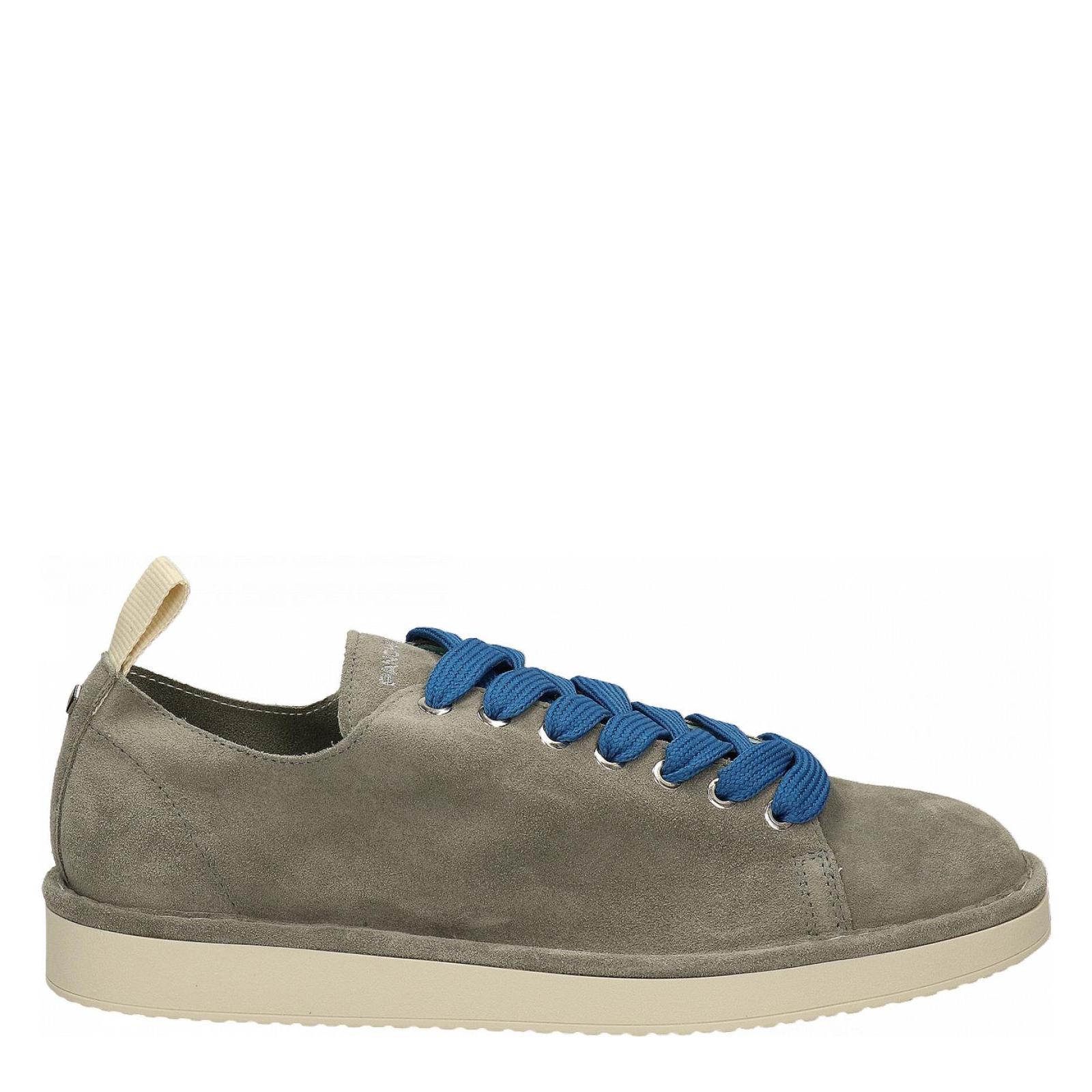 P01 LACE-UP SHOE SUEDE vibrant-grey-true-bl