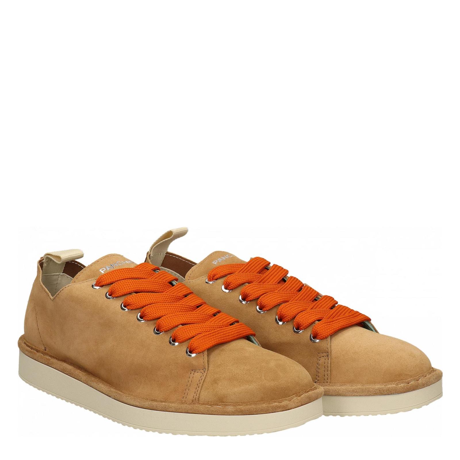 P01 LACE-UP SHOE SUEDE biscuit-burnt-orange