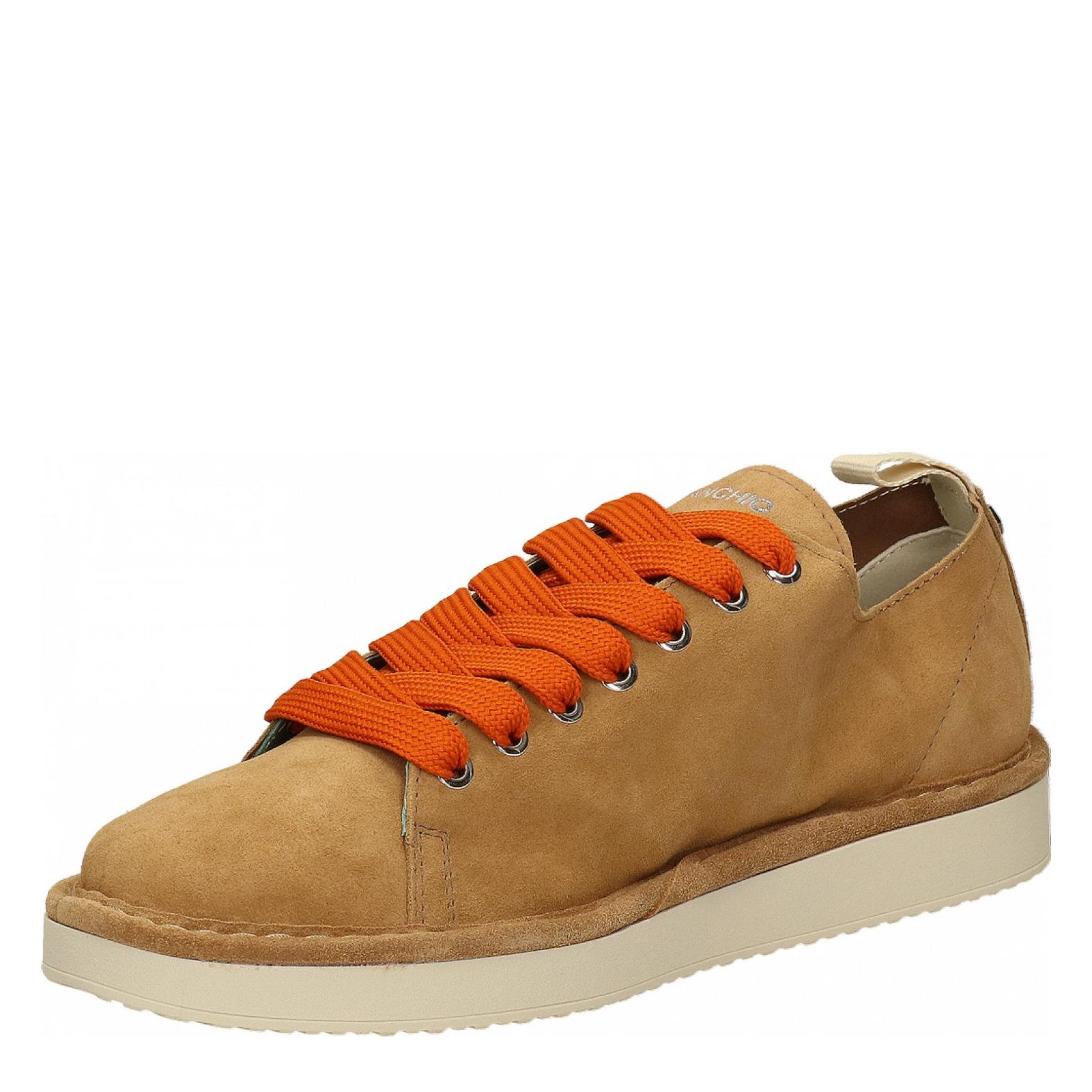 P01 LACE-UP SHOE SUEDE biscuit-burnt-orange