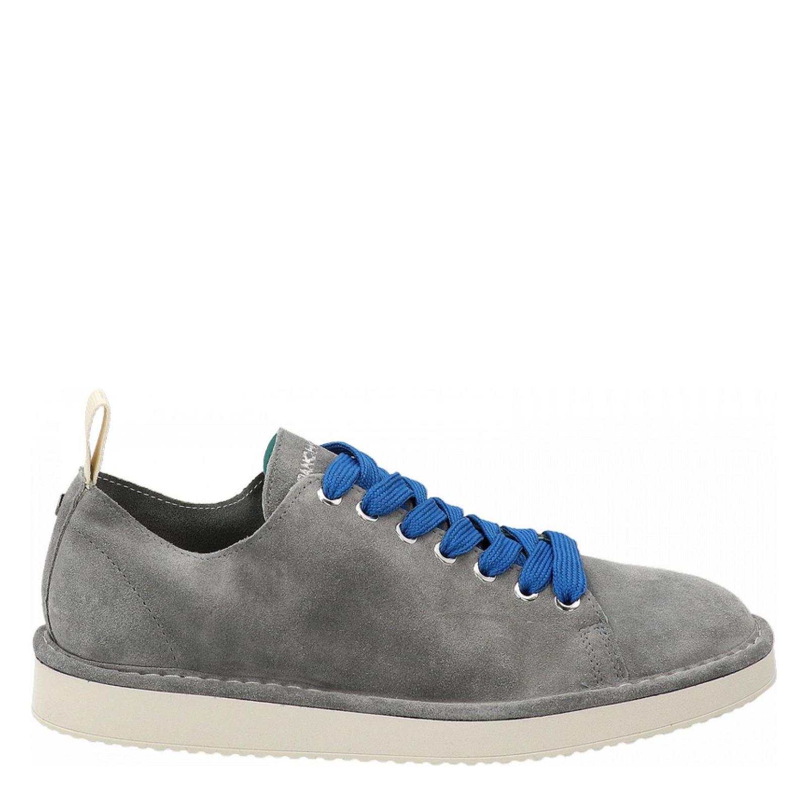 P01 LACE-UP SHOE SUEDE vibrant-grey-true-bl