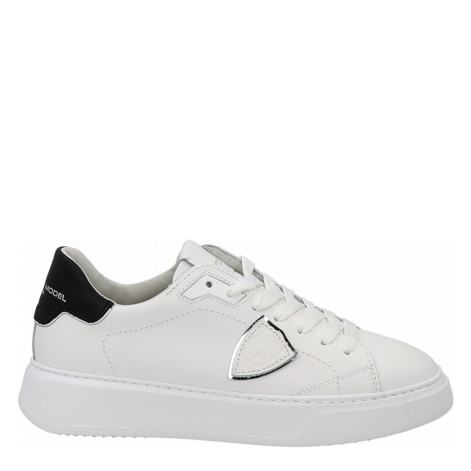 TEMPLE LOW bianco-nero