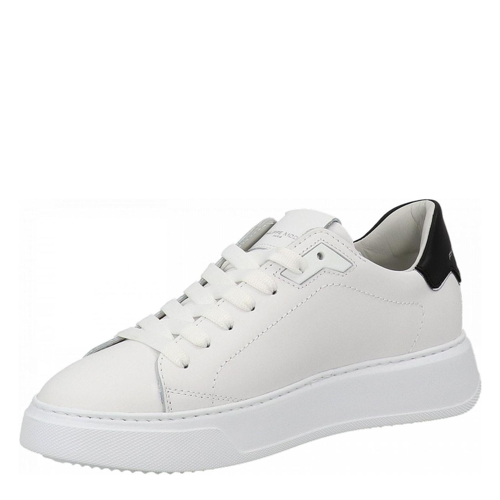 TEMPLE LOW bianco-nero