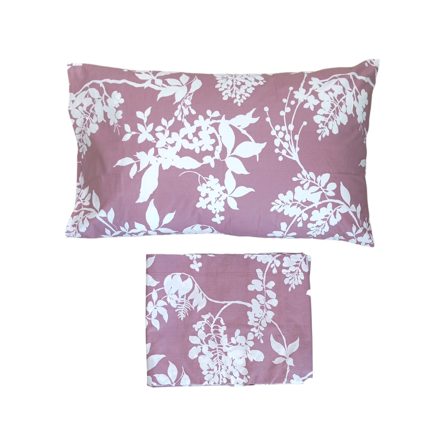 Completo letto matrimoniale Urbino - rosa malva