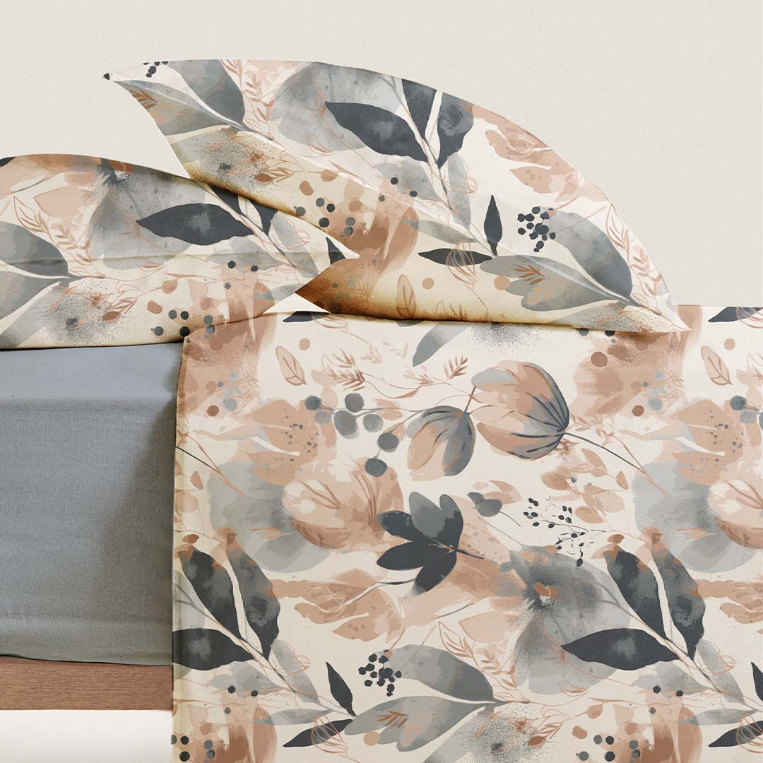 Completo Letto matrimoniale Acquerello Earth