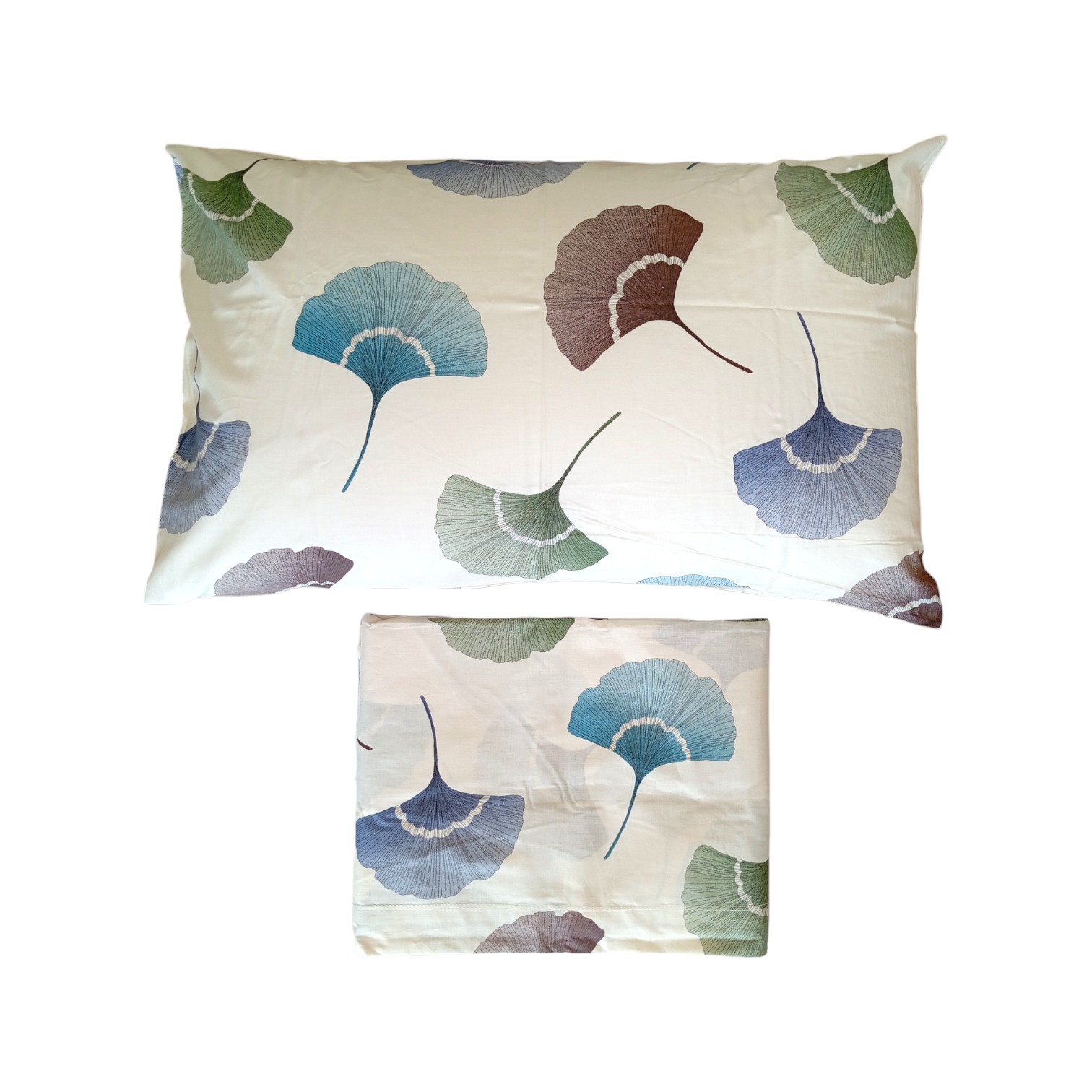 Completo letto matrimoniale Ginko - fondo bianco