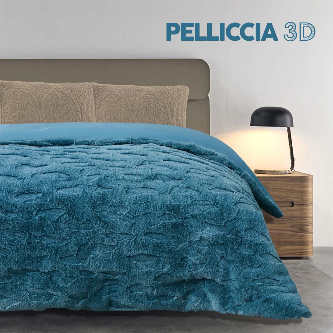 Trapunta matrimoniale Zelda - petrolio