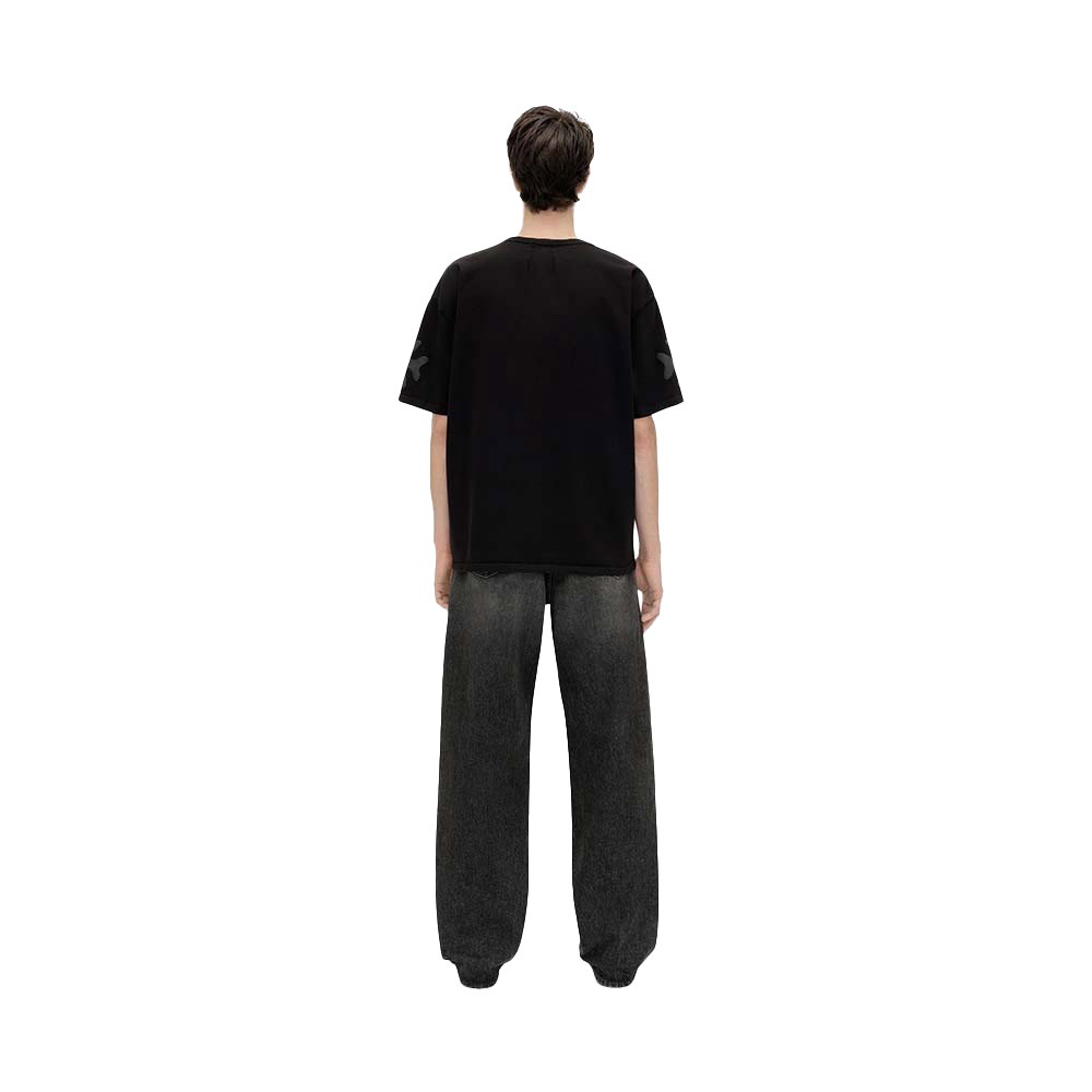RHUDE Maglietta Maniche Corte Tee Oversized Deix Shield Black 