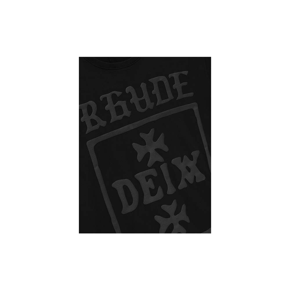 RHUDE Maglietta Maniche Corte Tee Oversized Deix Shield Black 