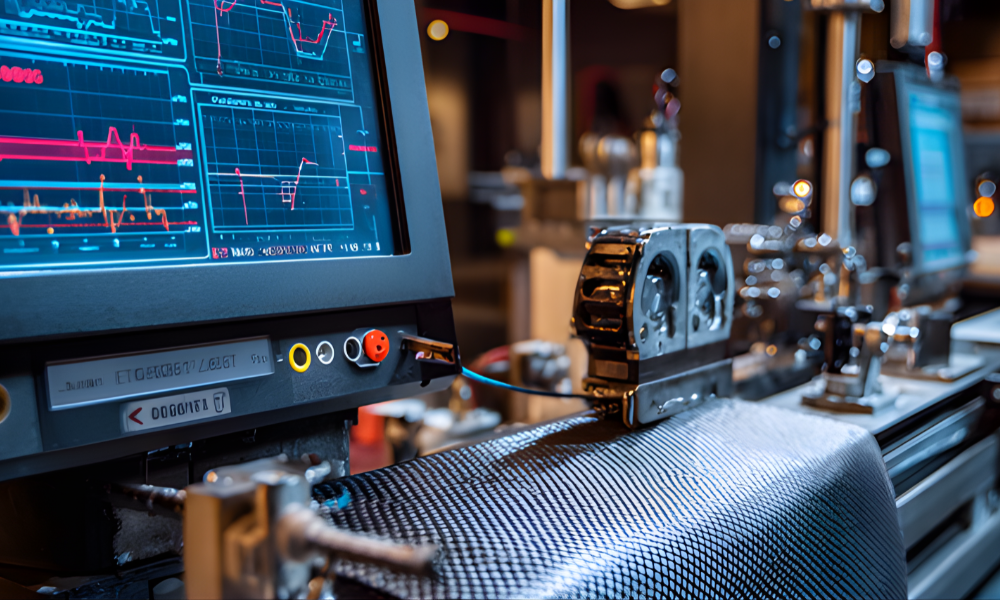 macchina di controllo e produzione kevlar