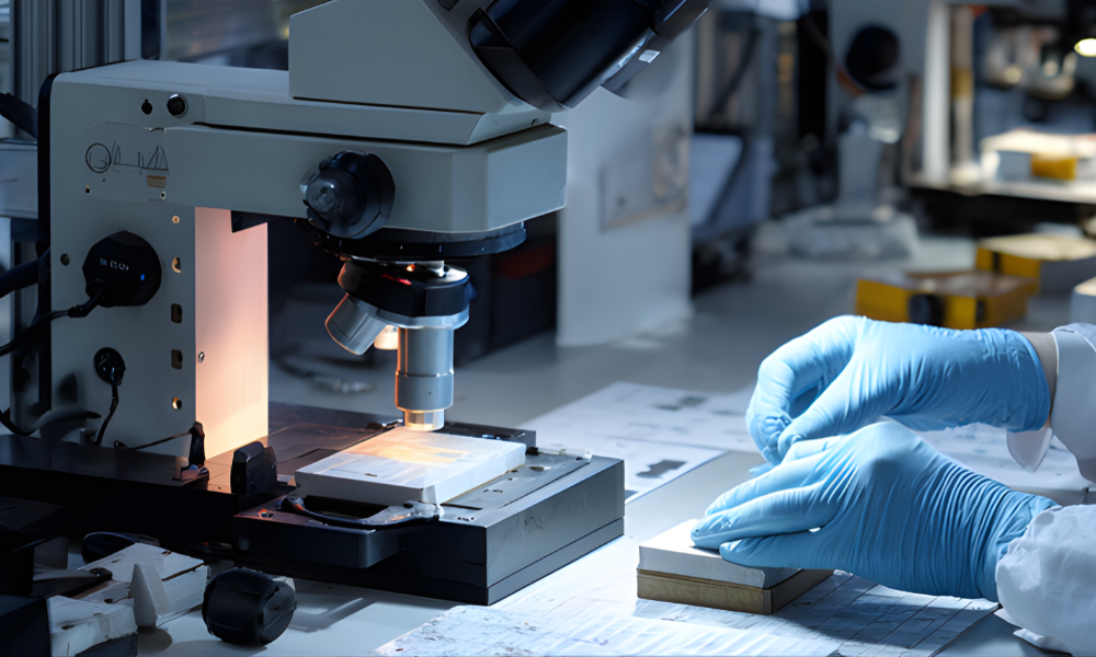 ricerca tessuti al microscopio