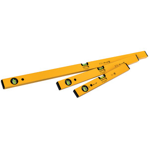 SET 3 LIVELLE 2 BOLLE STABILA 70 DA 40-60-100 CM- 1,0 pz