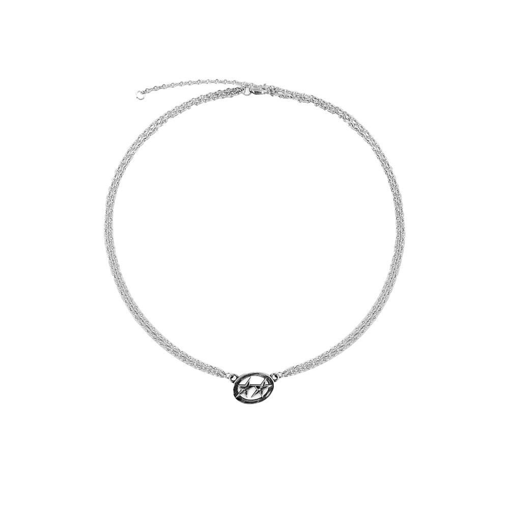 TWOJEYS Collana Necklace Icon Double Chain  