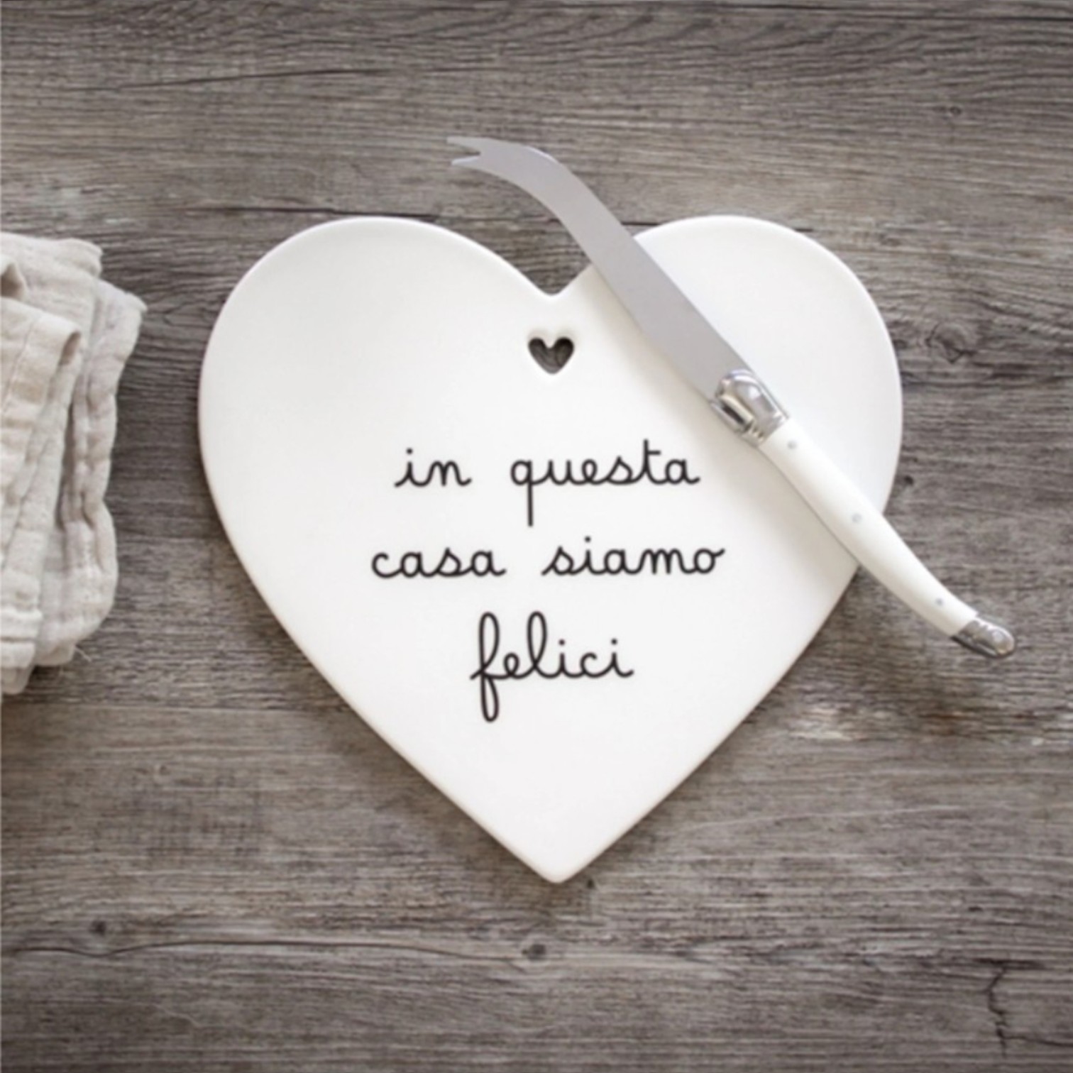 Sottopentola Cuore In questa Casa siamo Felici