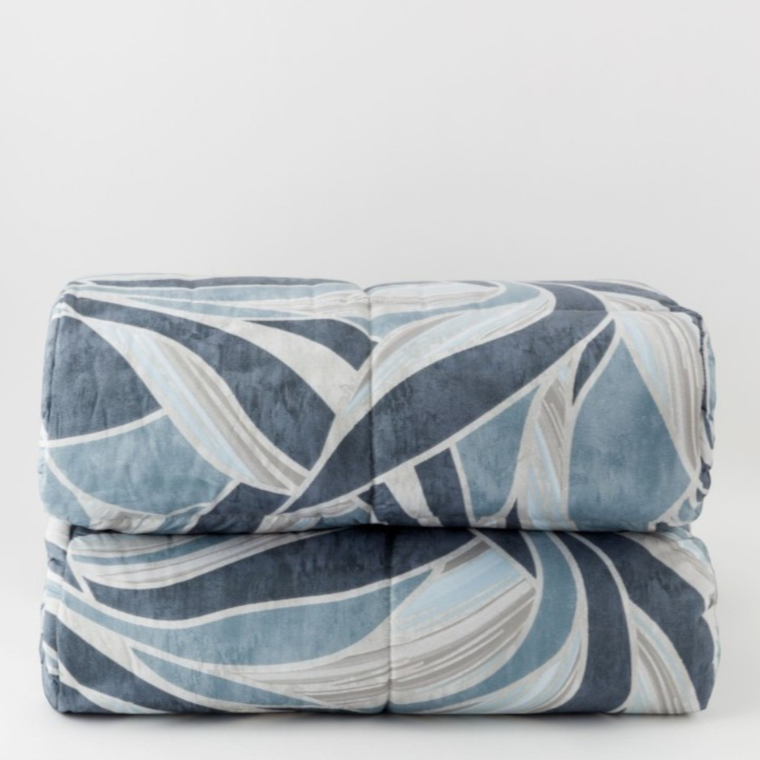 Trapunta matrimoniale Double face Lenny - blu