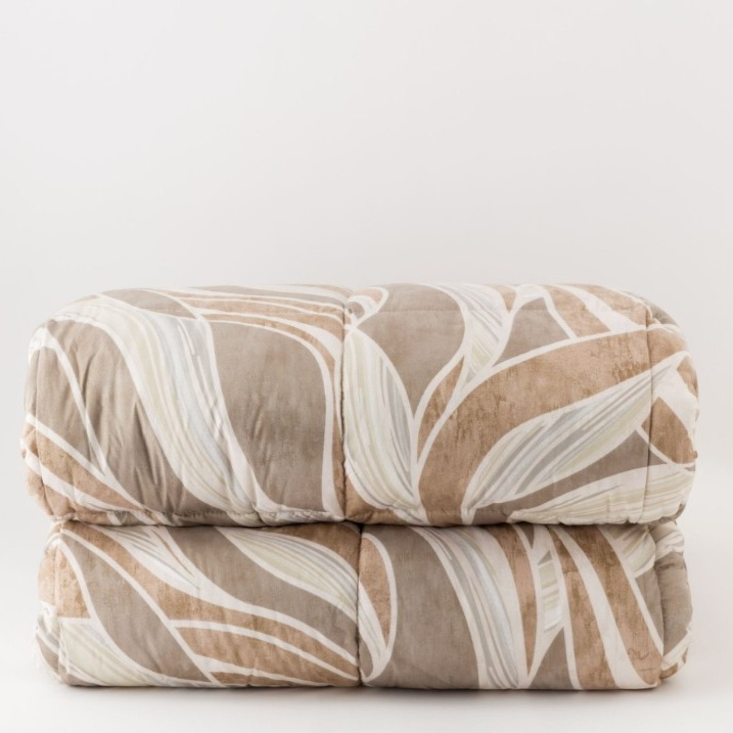 Trapunta matrimoniale Double face Lenny - tortora