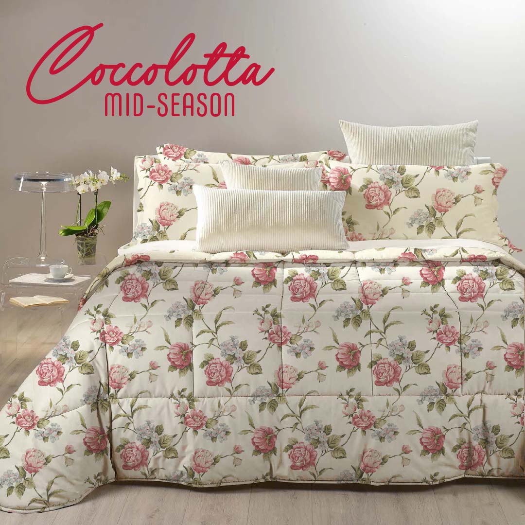 Trapunta una piazza e mezza Rose