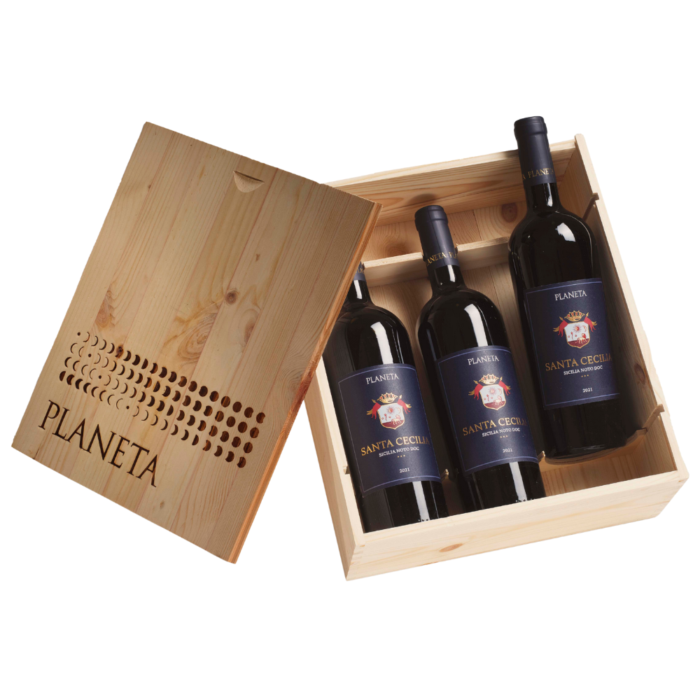 SANTA CECILIA ROSSO BIO 0,750 LEGNO X 3 DOC NOTO