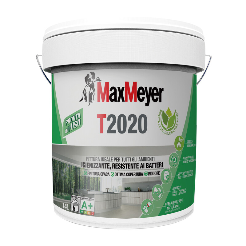 MAX IDROPITTURA T2020 TRASPIRANTE 14 L BIANCO- 1,0 pz