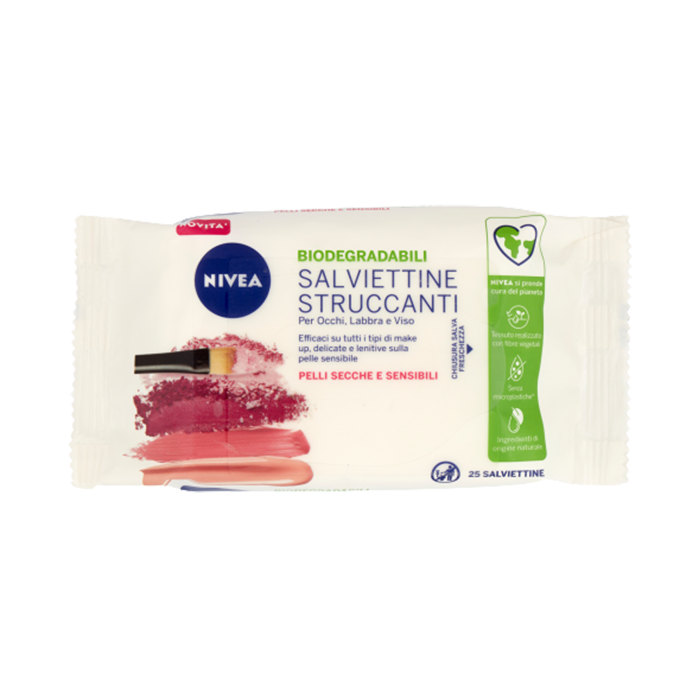 Salviettine Struccanti Delicate 25 Pezzi