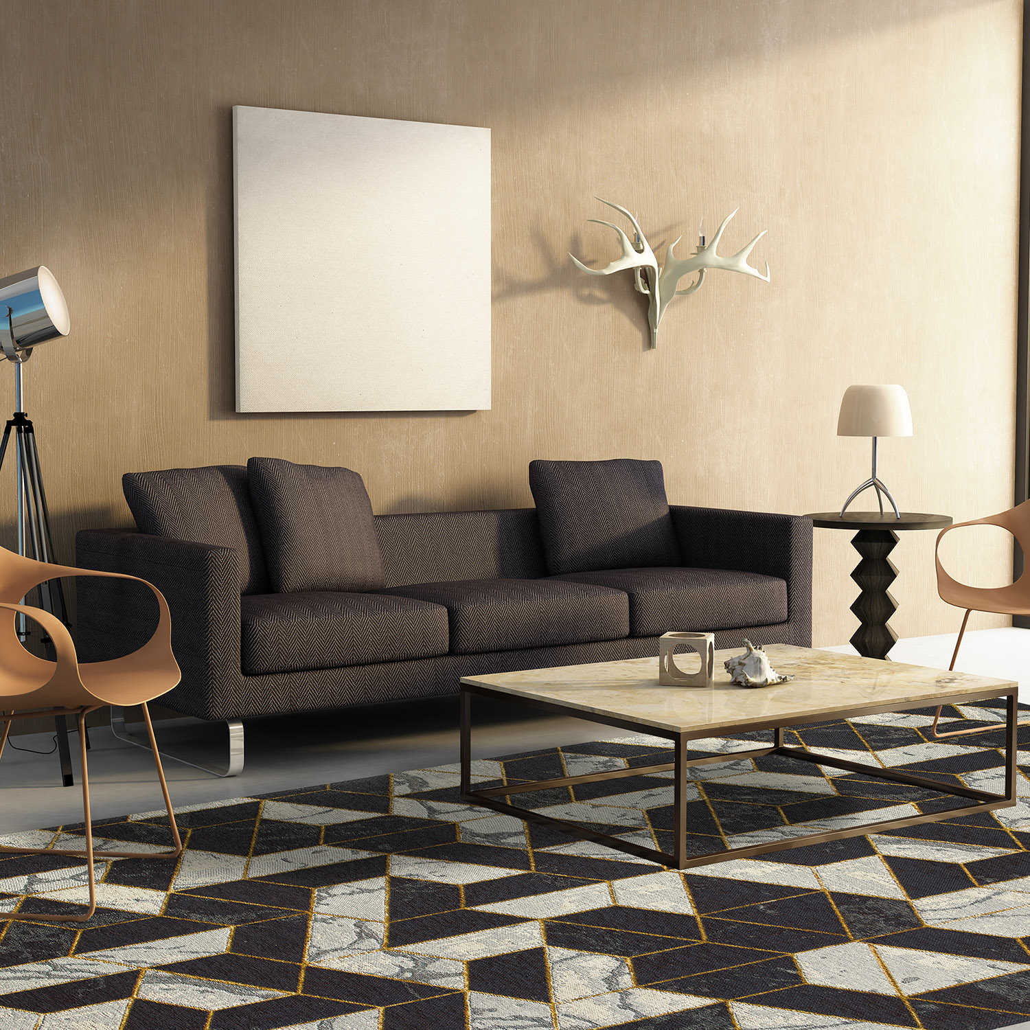 Tappeto DECO 229 X: Geometrie di Design per Interni Moderni
