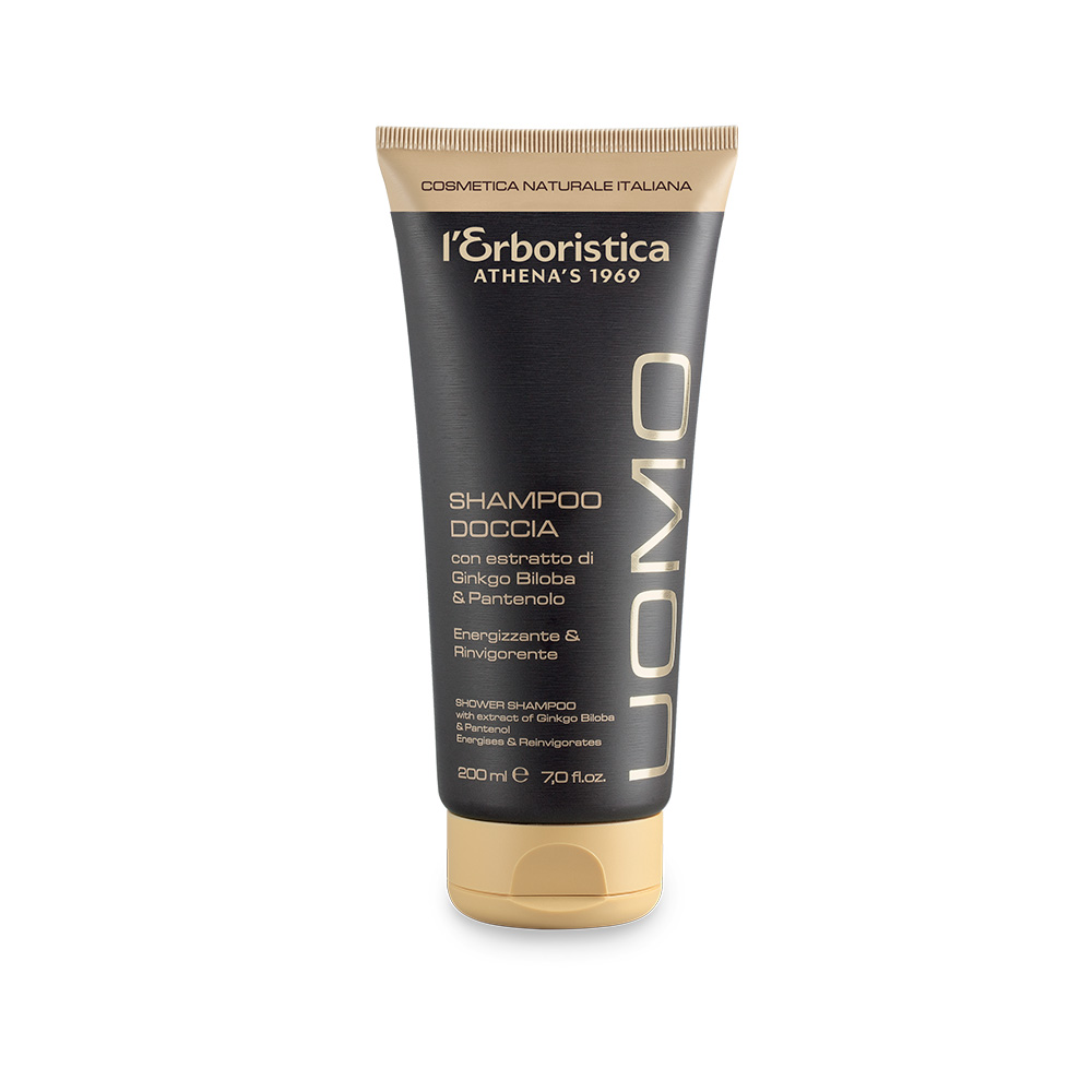 Uomo Ginkgo Biloba & Pantenolo Shampoo Doccia 200 ml