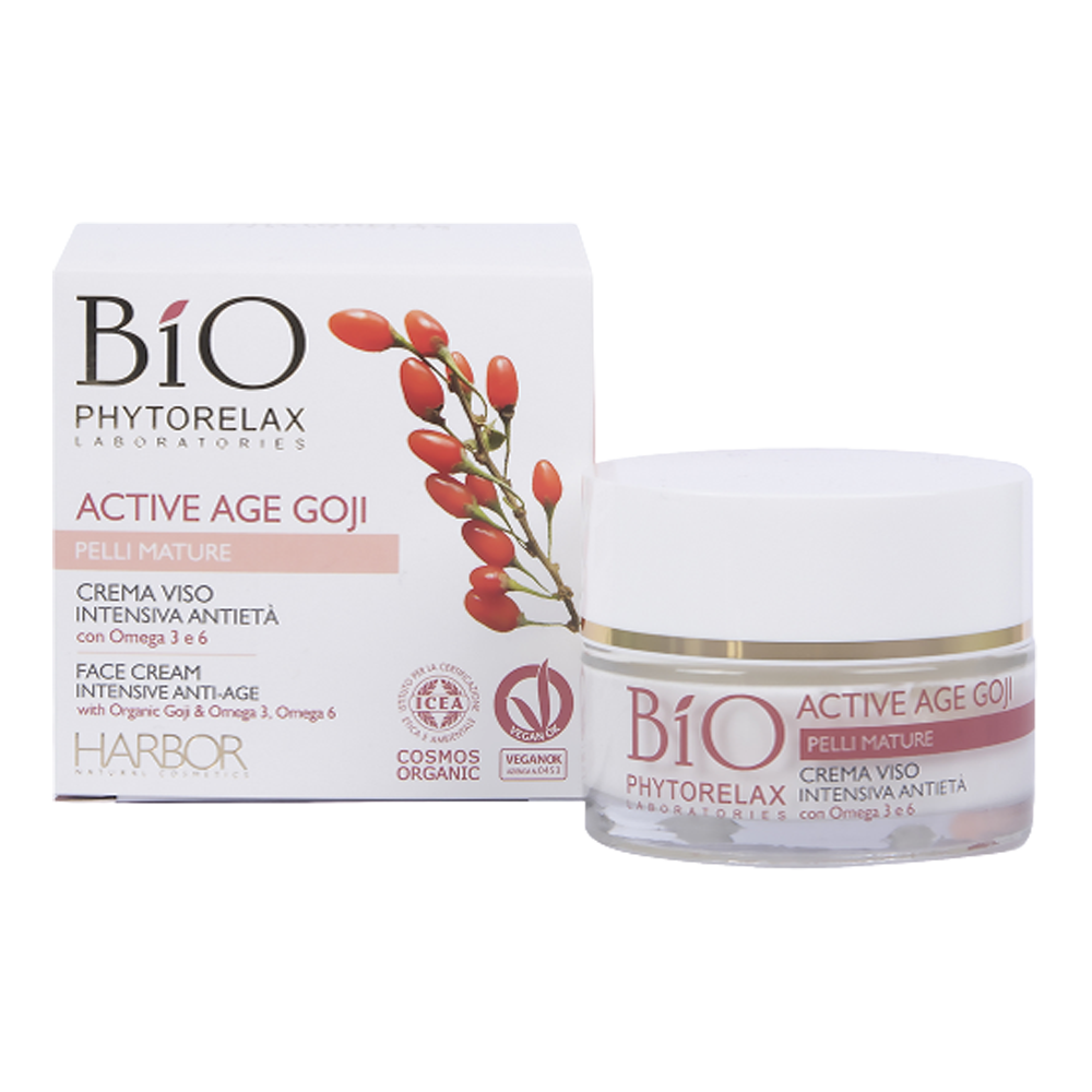 Active Age Goji Crema Viso Intensiva Anti-Età 50 ml