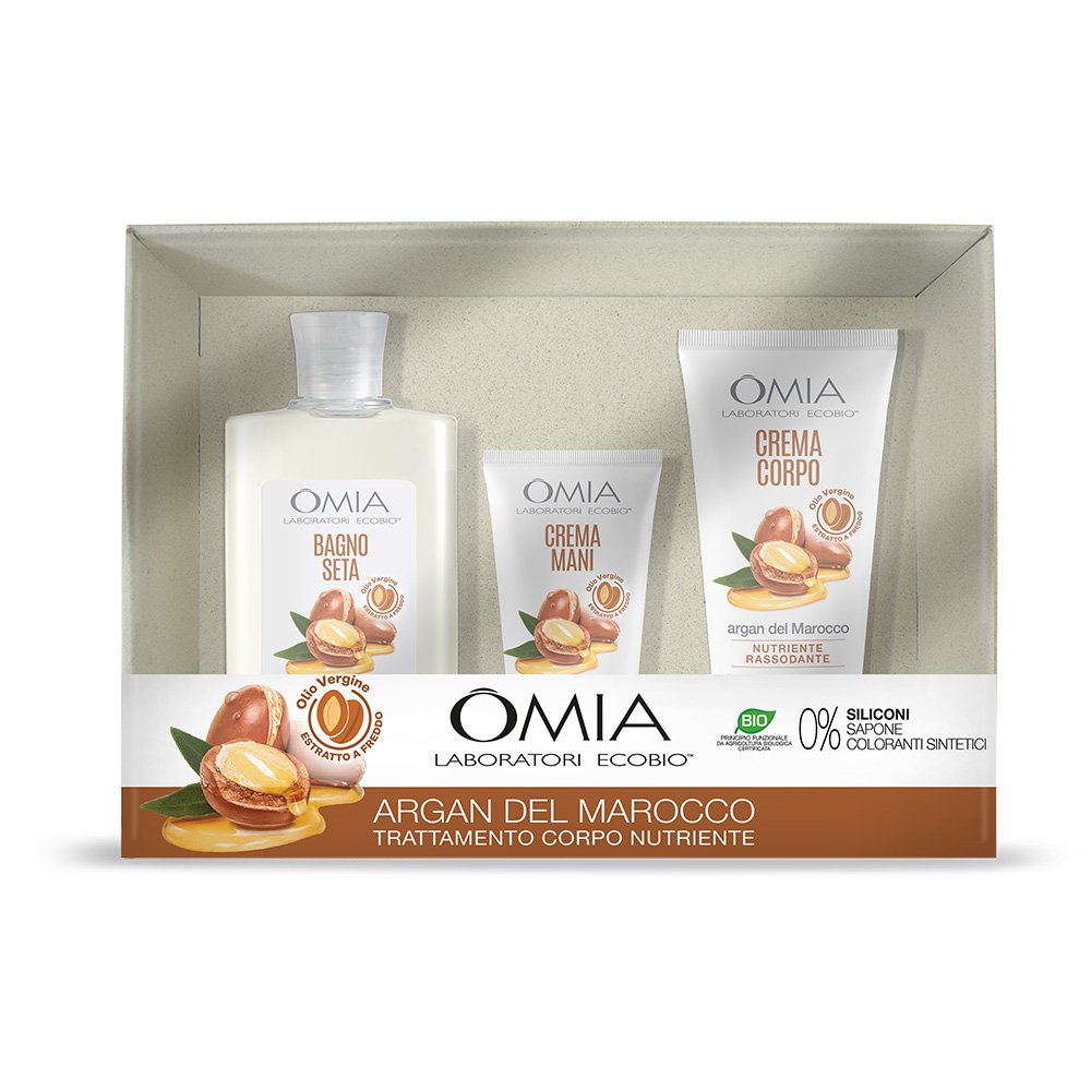 Olio di Argan Dermo Bagno + Crema Corpo + Crema Mani