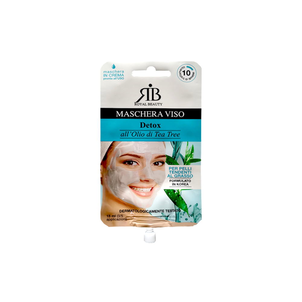Maschera Viso Monodose Olio Tea-tree 15 ml