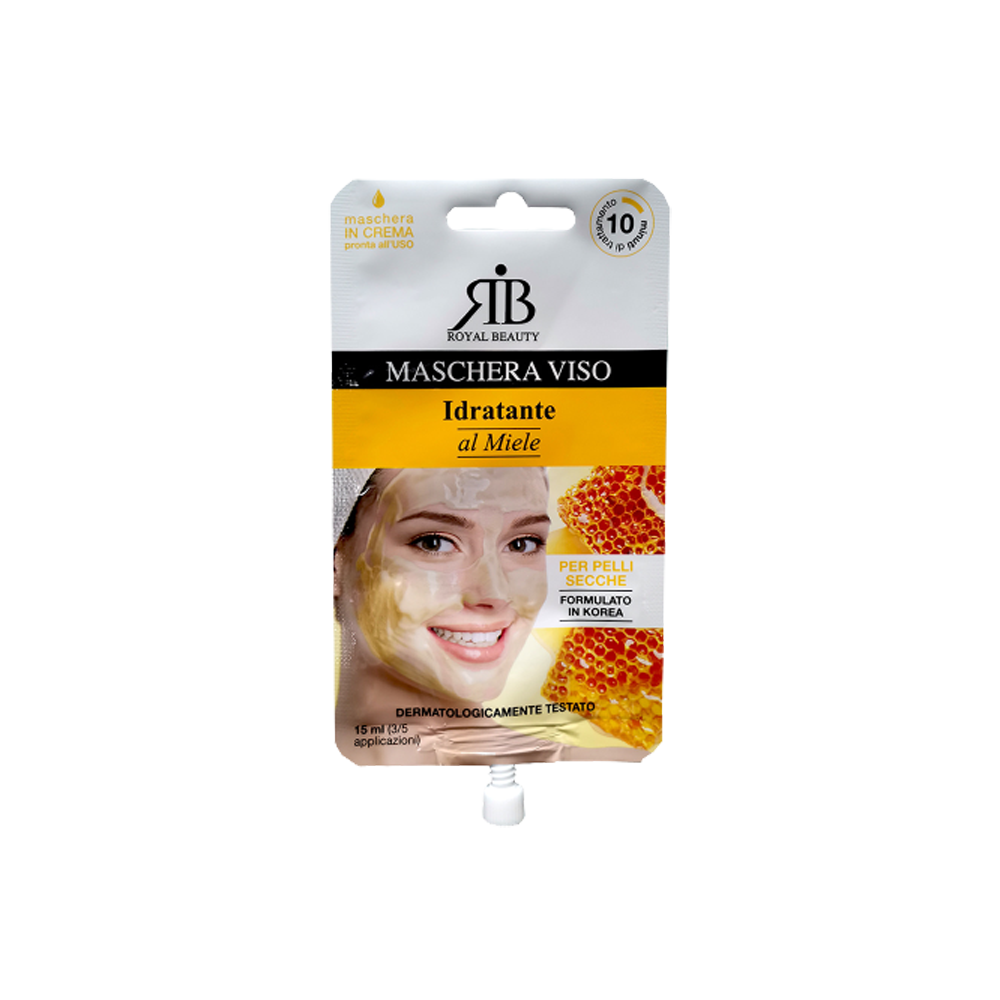 Maschera Viso Monodose Miele 15 ml