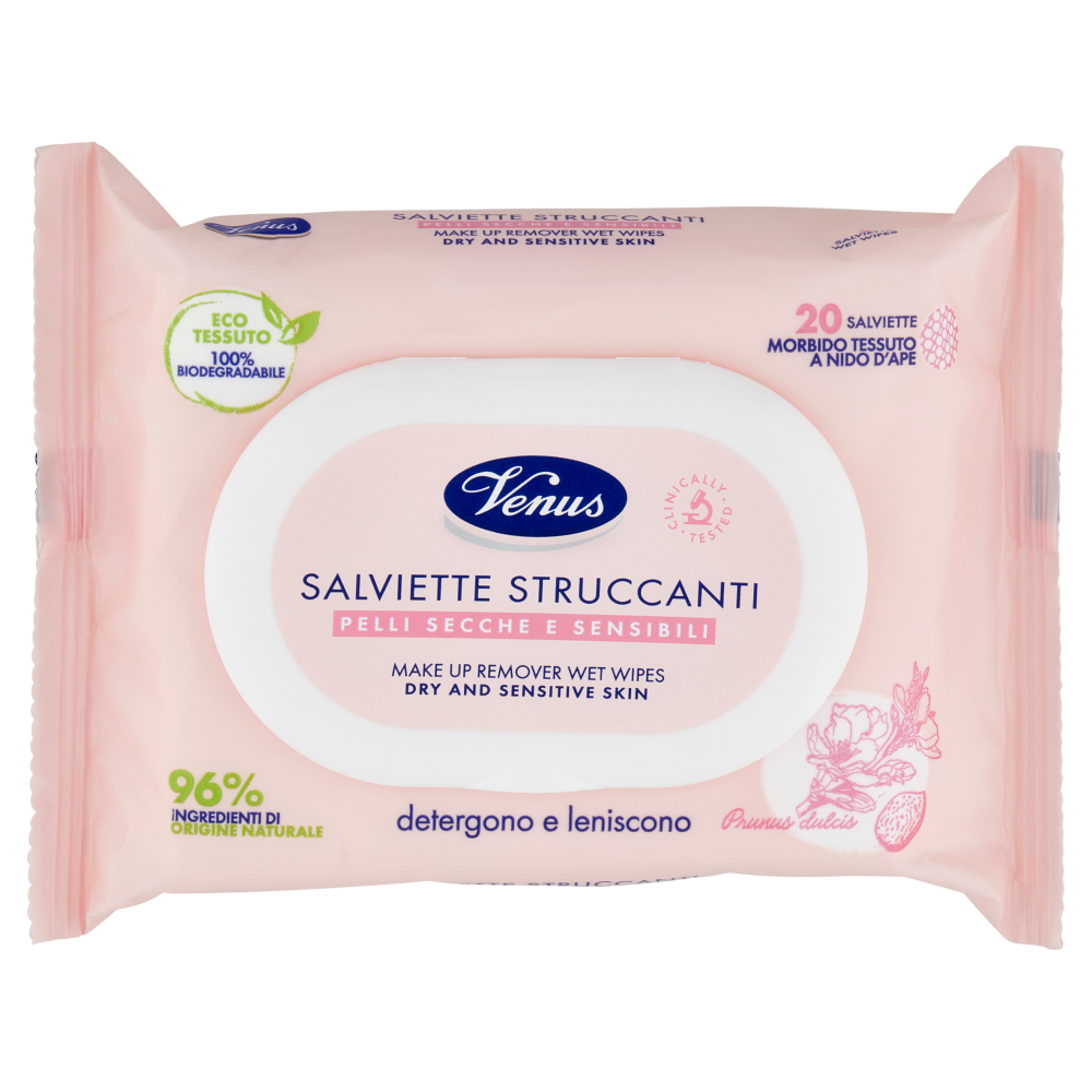 Struccanti Pelli Secche e Sensibili 20 pezzi