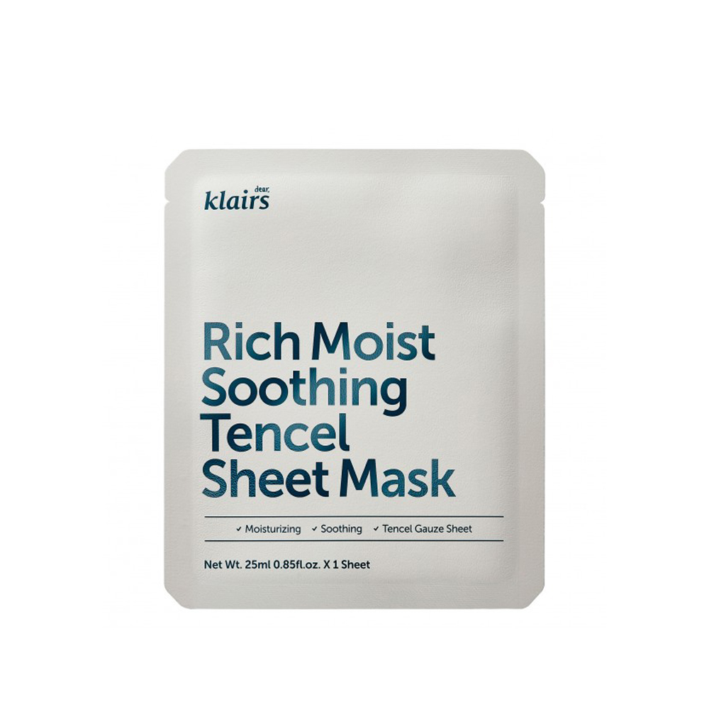 Rich Moist Soothing Tencel Sheet Mask 25ml