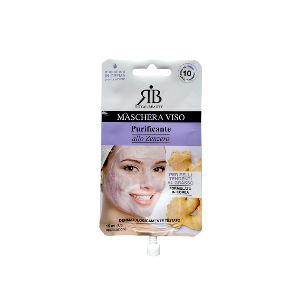Maschera Viso Monodose Zenzero 15 ml