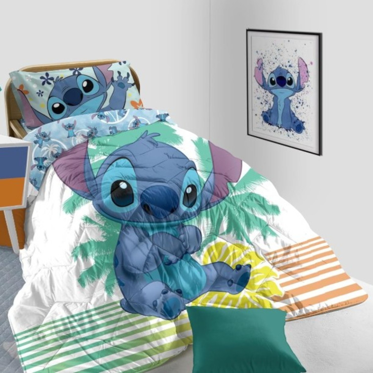 Trapunta invernale Disney una piazza - Stich