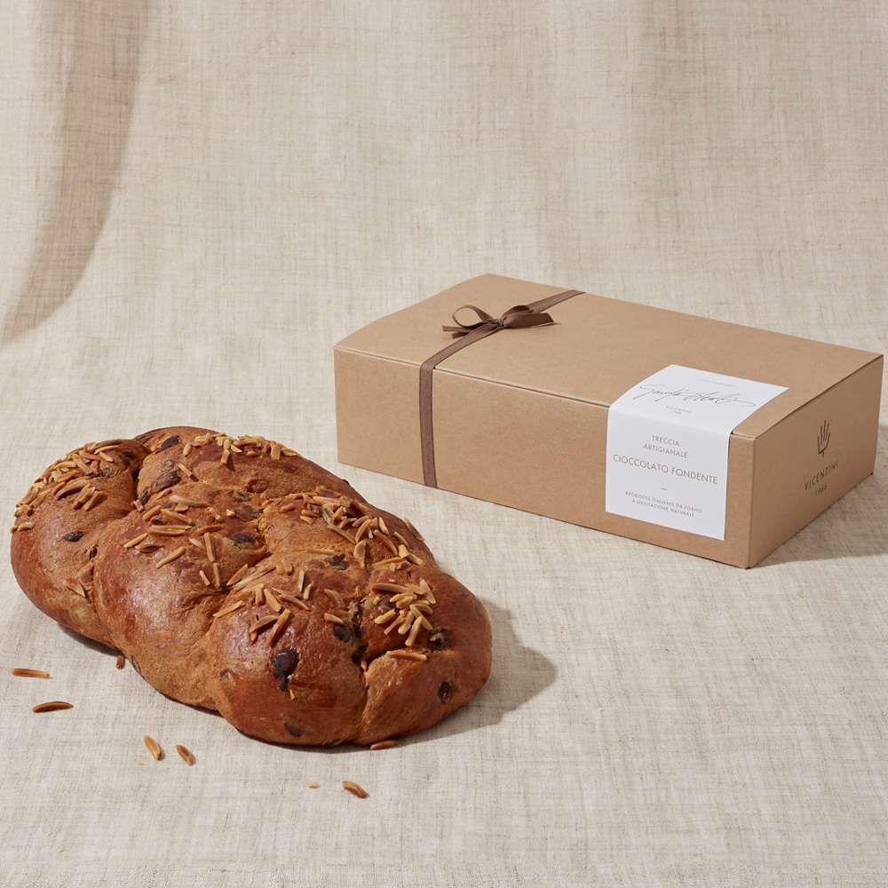 Treccia con cioccolato fondente 750 g