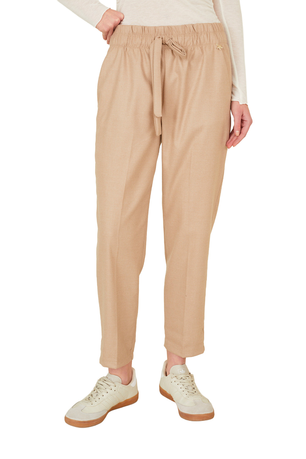 Pantalone con Elastico in Vita