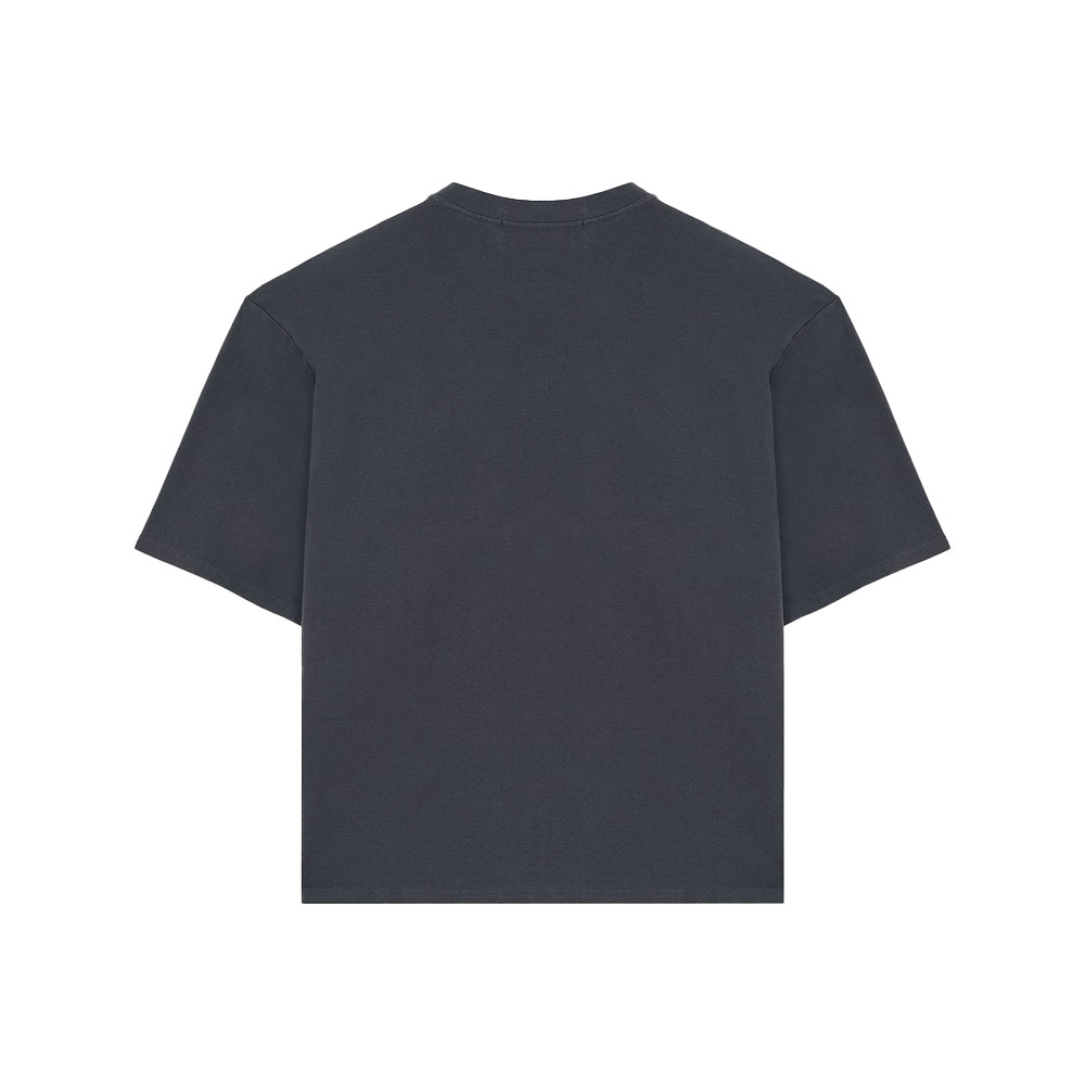 IUTER Maglietta Maniche Corte Tee Label Ribbed Asphalt