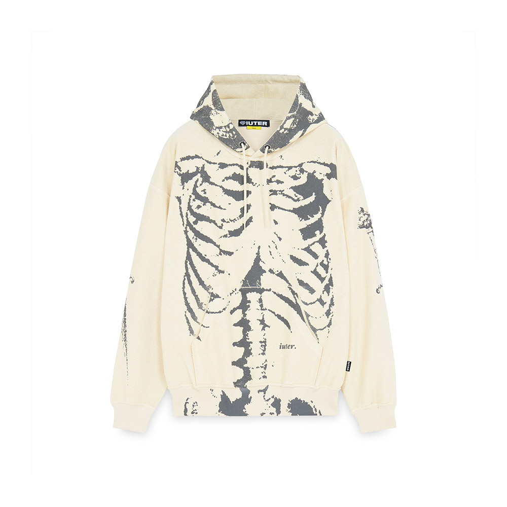 IUTER Felpa Cappuccio Hoodie Skeleton 