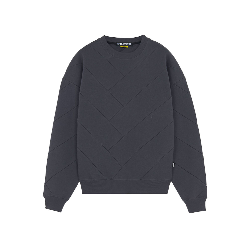 IUTER Felpa Crewneck Parquet Asphalt