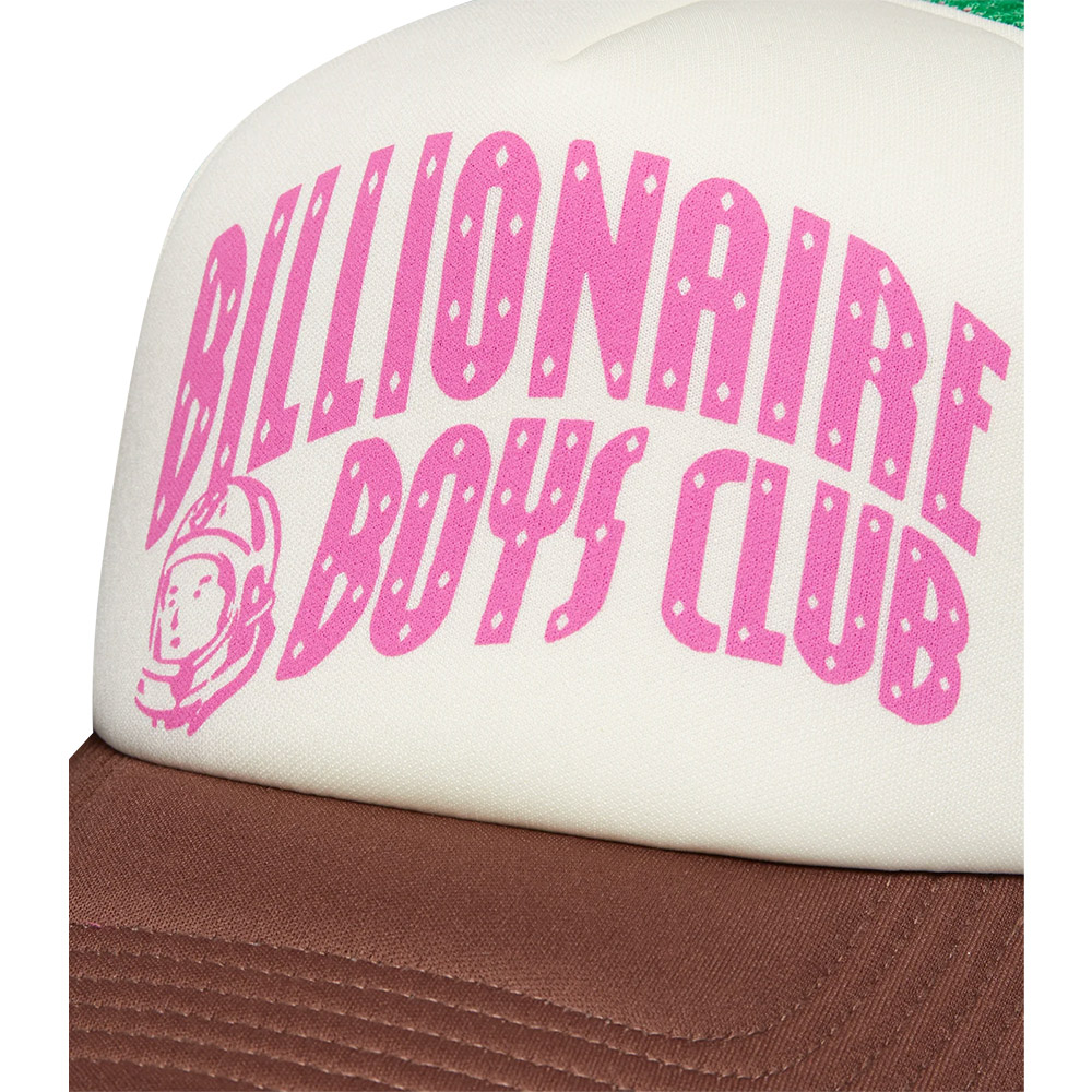 BILLIONAIRE BOYS CLUB Cappello Mesh Trucker Cap Contrast Arch Logo 