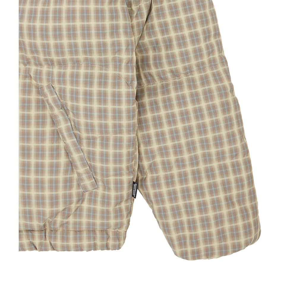 BILLIONAIRE BOYS CLUB Piumino Check Puffer Jacket Script Nylon 