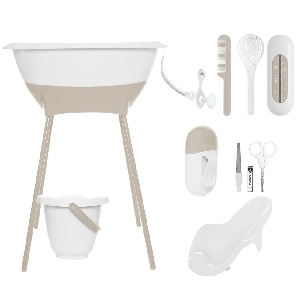 Set bagno e cura LUMA – colore white | Kit completo per il bagnetto